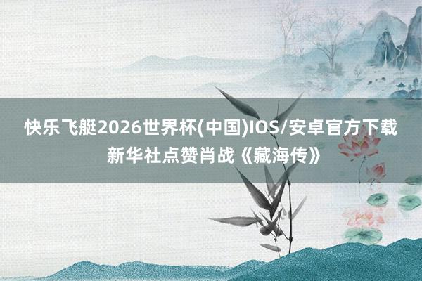 快乐飞艇2026世界杯(中国)IOS/安卓官方下载 新华社点赞肖战《藏海传》