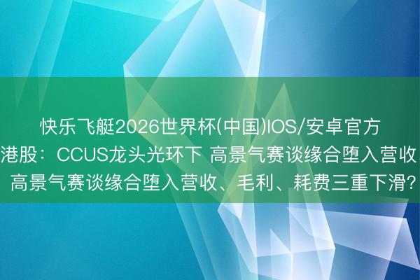 快乐飞艇2026世界杯(中国)IOS/安卓官方下载 首钢朗泽三度冲刺港股：CCUS龙头光环下 高景气赛谈缘合堕入营收、毛利、耗费三重下滑？